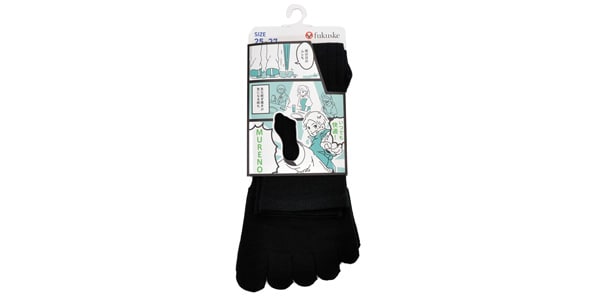 MURENO / Fake rib 5 finger half length 25-27cm Charcoal