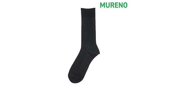 MURENO / Rib Crew Length 25-27cm Black画像2