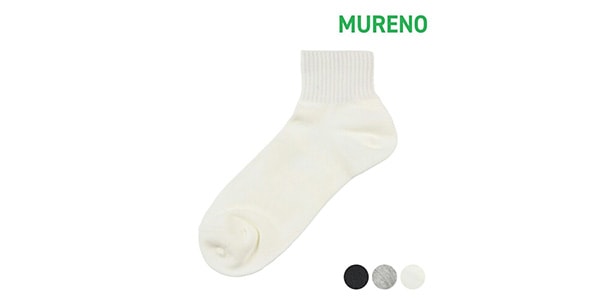 MURENO / Plain short length 25-27cm Mok gray画像2