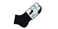 MURENO / Short Plain Socks, Navy, Size 25–27 cm