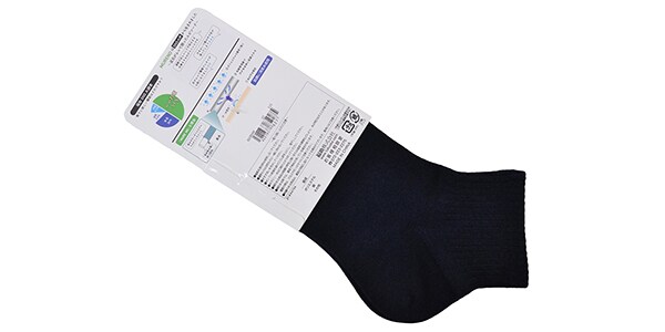 MURENO / Short Plain Socks, Blue, Size 25–27 cm画像2