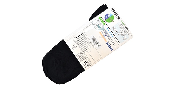 MURENO / Diamond Links Half-Length Socks, Size 25–27 cm, Navy画像2