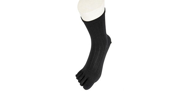 MURENO / Pseudo-Rib Five-Toe Half-Length Socks, Size 25–27 cm, Blue画像2