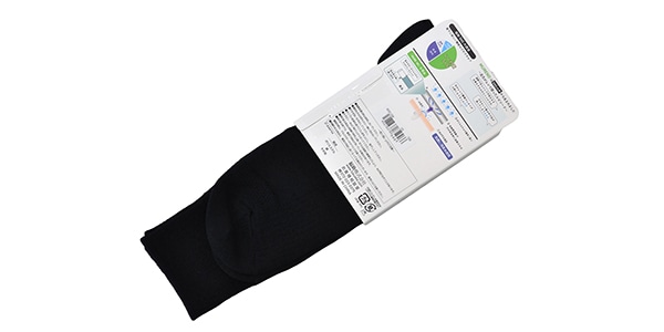 MURENO / Ribbed Crew-Length Socks, Size 25–27 cm, Navy画像2