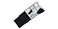 MURENO / Ribbed Crew-Length Socks, Size 25–27 cm, Charcoal