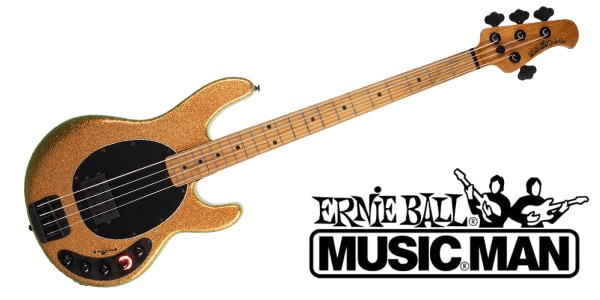 MUSICMAN / Dark Ray 4 Gold Bar RM/M-Black PG