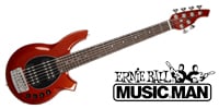 MUSICMAN / Bongo 6 HH Blood Orange RW-Black PG