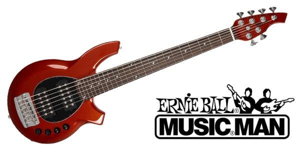 MUSICMAN / Bongo 6 HH Blood Orange RW-Black PG
