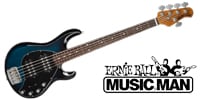 MUSICMAN / StingRay Special 5 HH Pacific Blue Burst RM/RW-Black PG