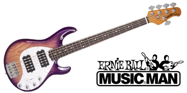 MUSICMAN ( ミュージックマン )  / StingRay Special 5 HH Purple Sunset RM/RW-White PG