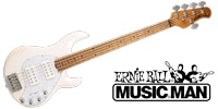 MUSICMAN / StingRay Special 5 HH Dazzler RM/M-White Pearloid PG