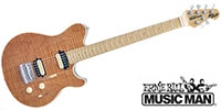 MUSICMAN Axis Super Sport HH Trem Natural Gloss Flame