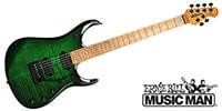 MUSICMAN / JP15 Green Tiger Eye Flame FRM Maple No PG