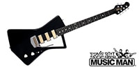 MUSICMAN / St. Vincent Goldie Silk Charmeuse Ebony Parchment PG