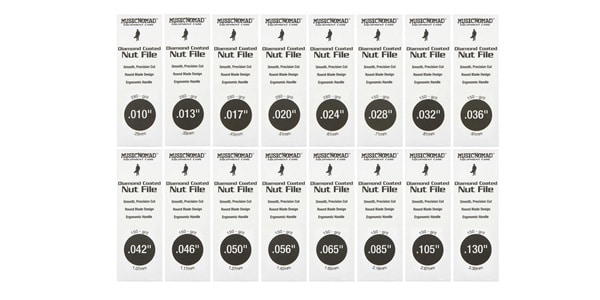 MUSIC NOMAD / MN676 Nut File 16 Full Set画像2