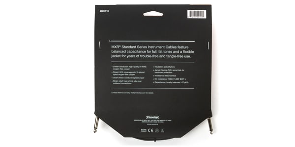 MXR / DCIS10 STANDARD INSTRUMENT CABLE - 10 FEET画像5