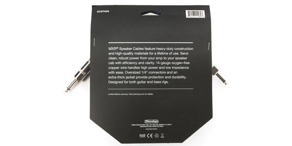 MXR / DCSTHD6 TS SPEAKER CABLE - 6 FEET画像4