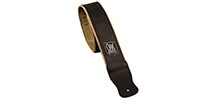 MAYONES Leather Guitar Strap Black