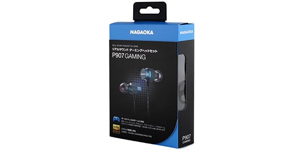 NAGAOKA / P907GAMING ゲーミングイヤホン画像4