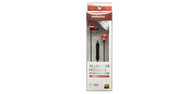 NAGAOKA / P908MRD Red High resolution earphones画像2