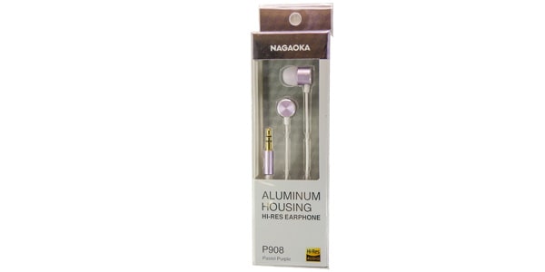 NAGAOKA / P908PPR ハイレゾ対応イヤホン パステルパープル画像2