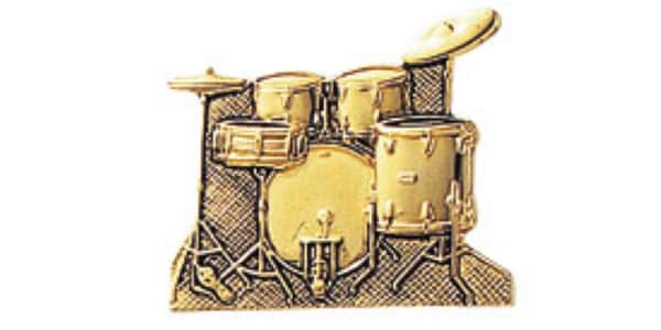 NAKANO / MM-80P/DR/G Brooch Drum Set Gold