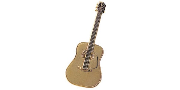 NAKANO / MM-80P/FG/G Brooch Folk Guitar Gold