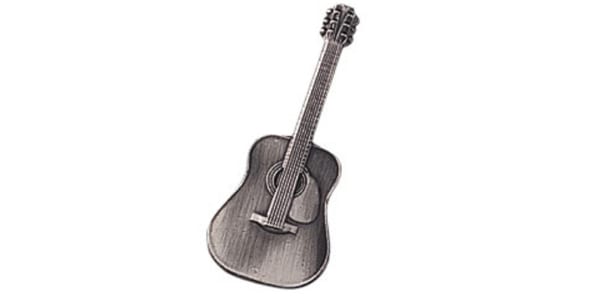 NAKANO / MM-80P/FG/S Brooch Folk Guitar Silver