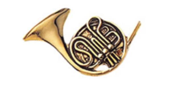 NAKANO / MM-80P/HR/G brooch horn gold