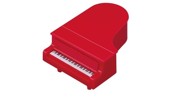 NAKANO ( ナカノ )  / PS-35PI/RE ピアノ型鉛筆削り レッド