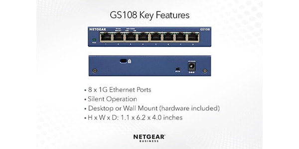 NETGEAR ( ネットギアー )  / GS108-400JPS画像3