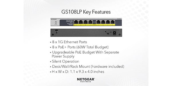 NETGEAR ( ネットギアー )  / GS108LP-100AJS画像3