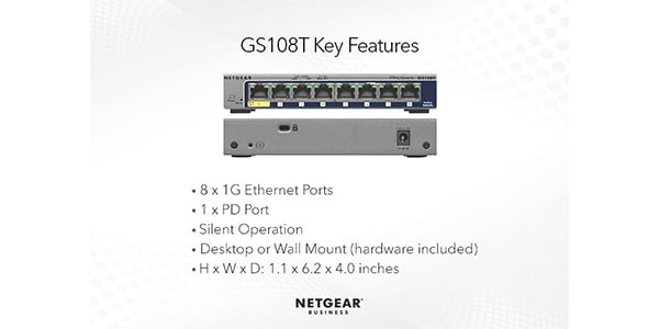 NETGEAR ( ネットギアー )  / GS108T-300JPS画像5