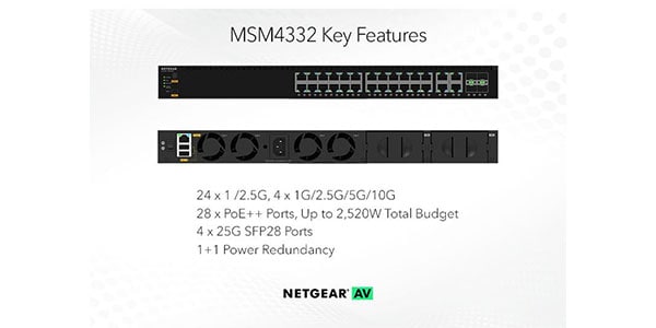 NETGEAR ( ネットギアー )  / M4350-24M4X4V フルマネージスイッチ (MSM4332)画像5