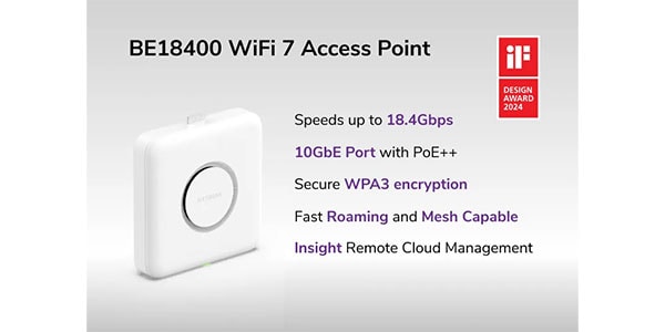NETGEAR ( ネットギアー )  / Engage対応 WiFi 7 アクセスポイント (WBE758)画像2
