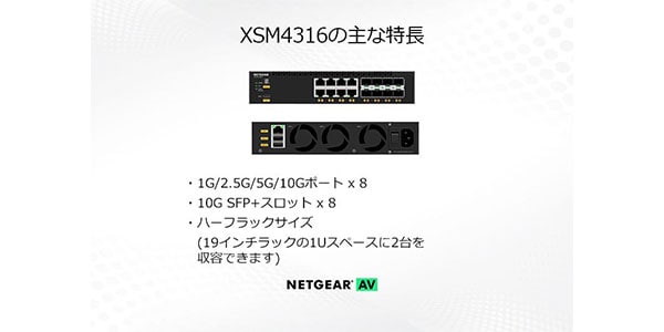 NETGEAR ( ネットギアー )  / ProAV対応 M4350シリーズ (XSM4316)画像6