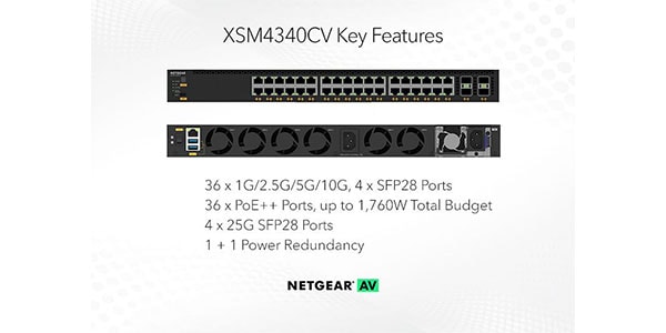 NETGEAR / M4350-36X4V Fully Managed Switch (XSM4340CV??)画像5