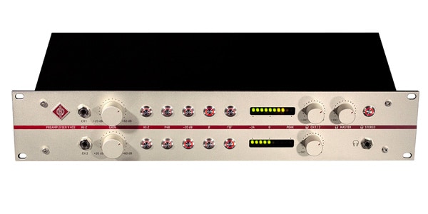 NEUMANN ( ノイマン ) V402 マイクプリアンプ/ヘッドホンアンプ 送料 