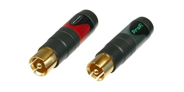 4個セット　NEUTRIK  NF2C-B/2 ノイトリック　RCAコネクター