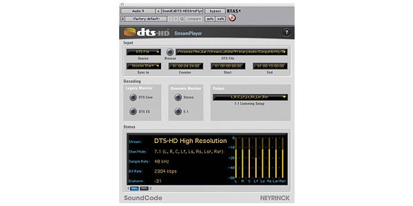 NEYRINCK/SoundCode DTS-HD StreamPlayer