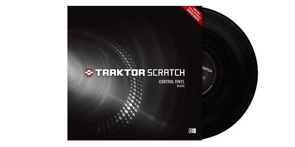 Native Instruments/TRAKTOR SCRATCH Control Vinyl MK1 Black(1枚入り)