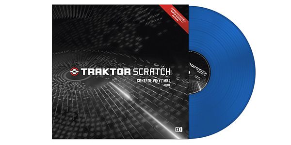 Native Instruments/TRAKTOR SCRATCH Control Vinyl MK2 Blue(1枚入り)