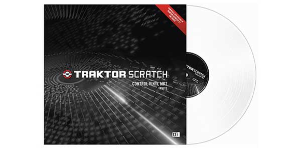 Native Instruments/TRAKTOR SCRATCH Control Vinyl MK2 White(1枚入り)