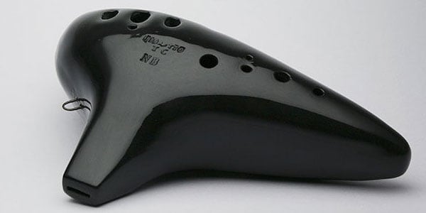 NIGHT / Fi-TCB-NB Tenor Ocarina in C, Black, Normal Breath