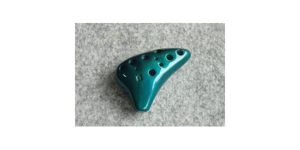 NIGHT / Mi-SCEG Mini Ocarina, Emerald Green