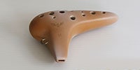 NIGHT / S-SFPB Soprano Ocarina in F, Shirabe, Pale Brown