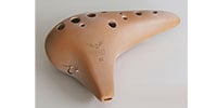 NIGHT / S-ACPB Alto Ocarina in C, Shirabe, Pale Brown