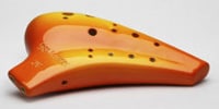 NIGHT / N/T-DB-ACO Double Ocarina, Alto C, Orange
