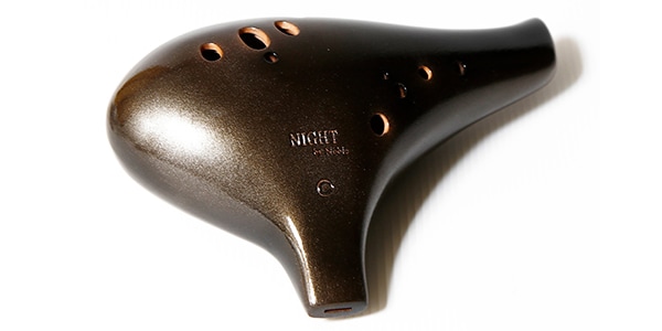 NIGHT by Noble / N/N-BCSB Bass Ocarina in C - Shine Black