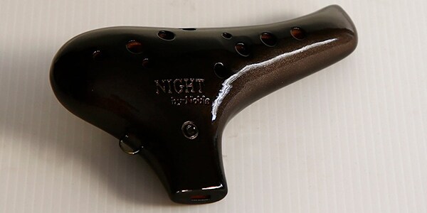 NIGHT by Noble / N/N-SCSB Soprano Ocarina in C - Shine Black